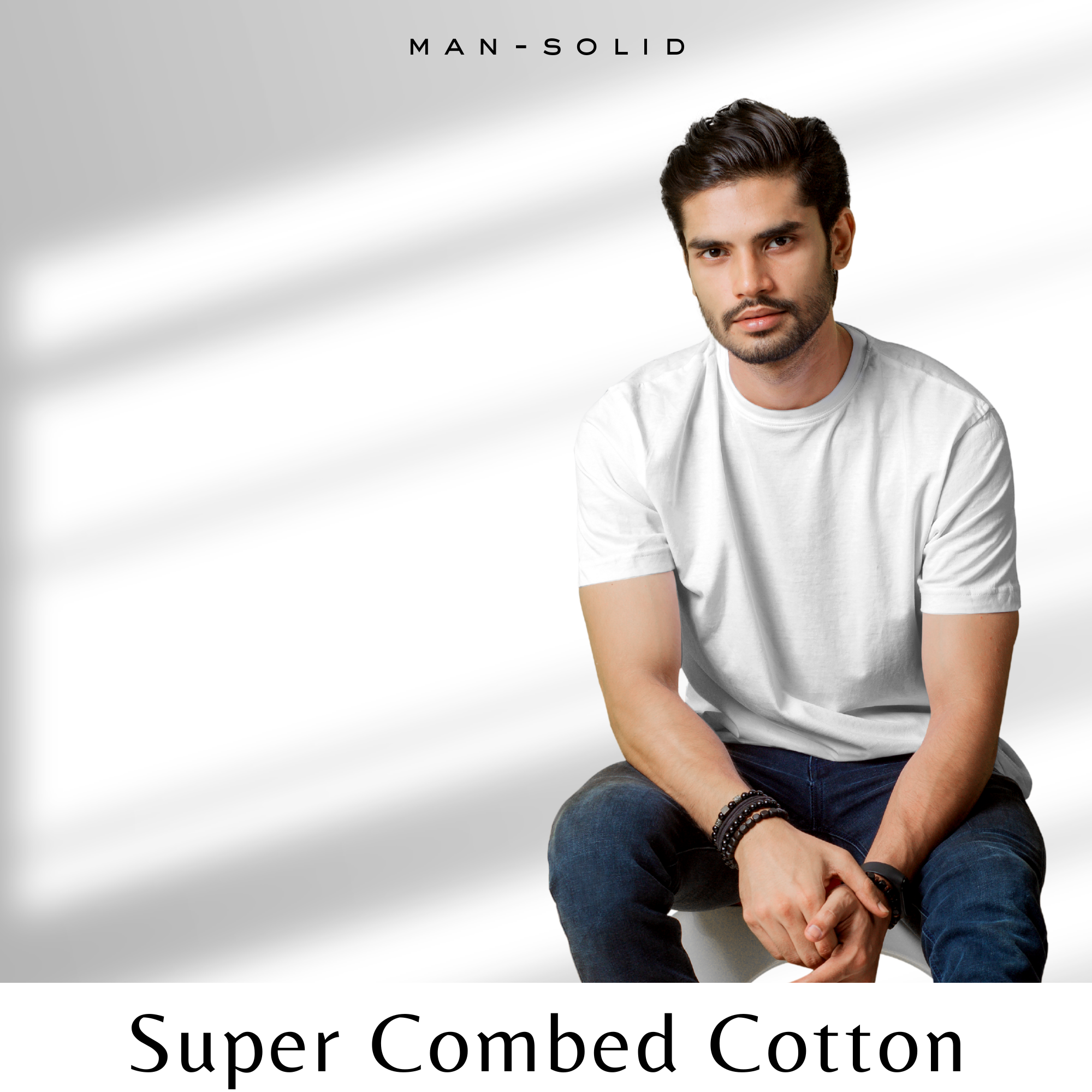 Quintessential White – Cotton Round Neck T-Shirt