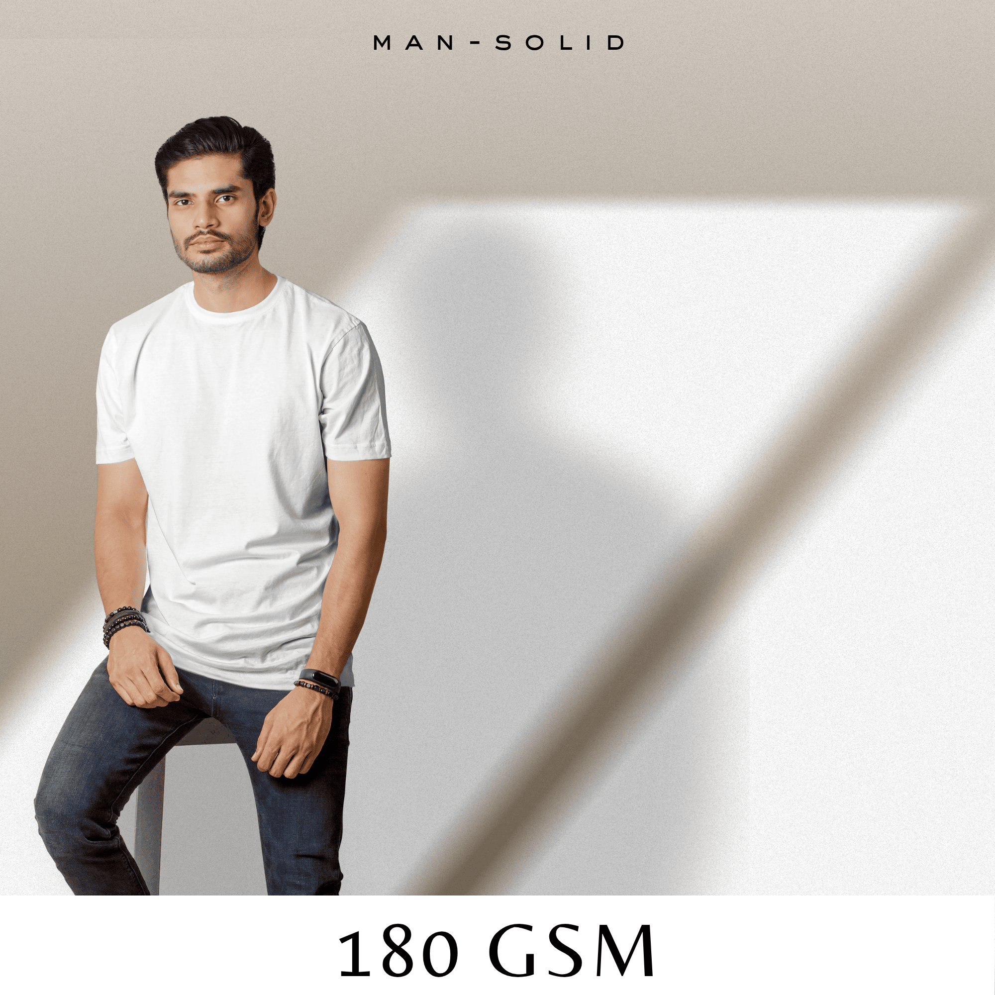 Quintessential White – Cotton Round Neck T-Shirt