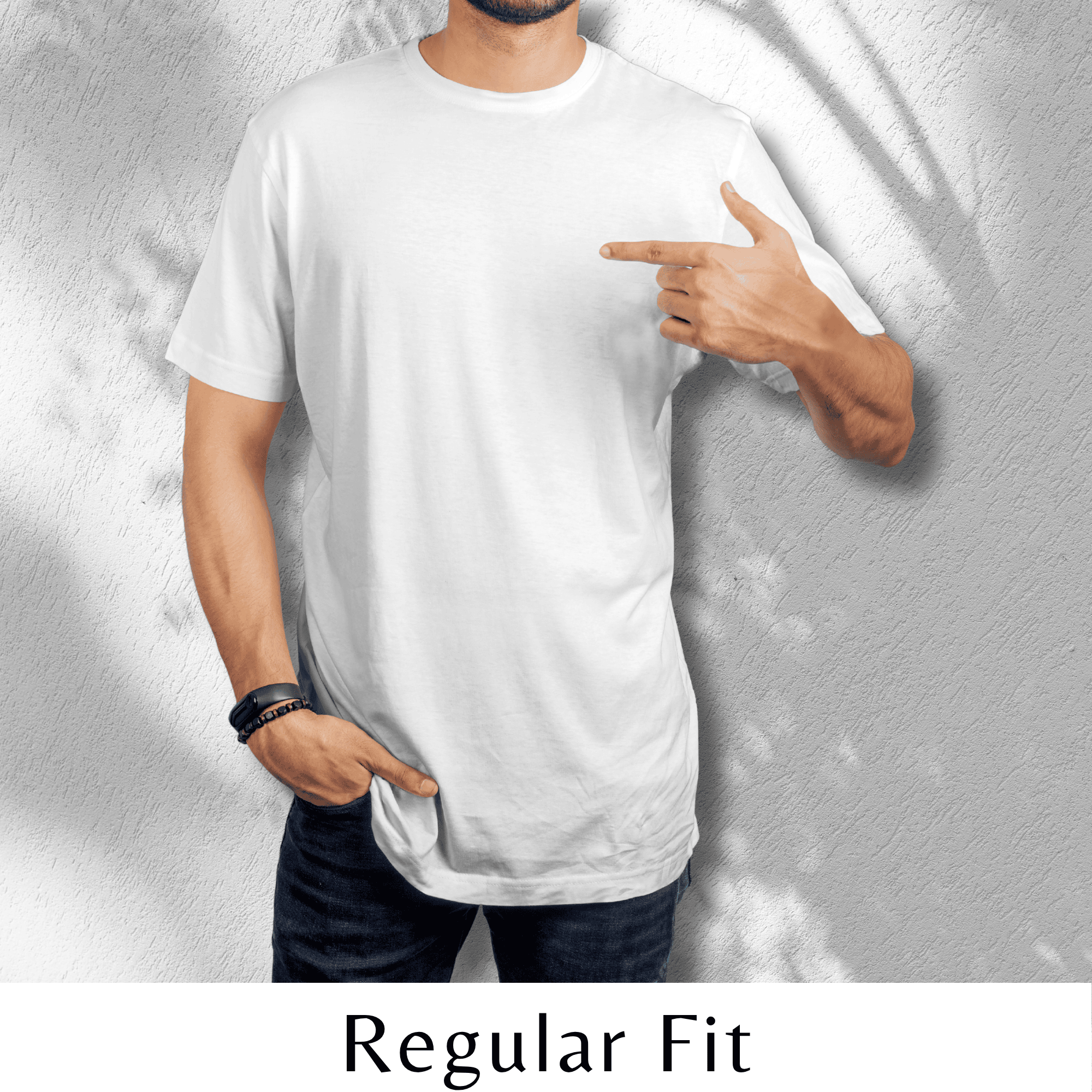 Quintessential White – Cotton Round Neck T-Shirt