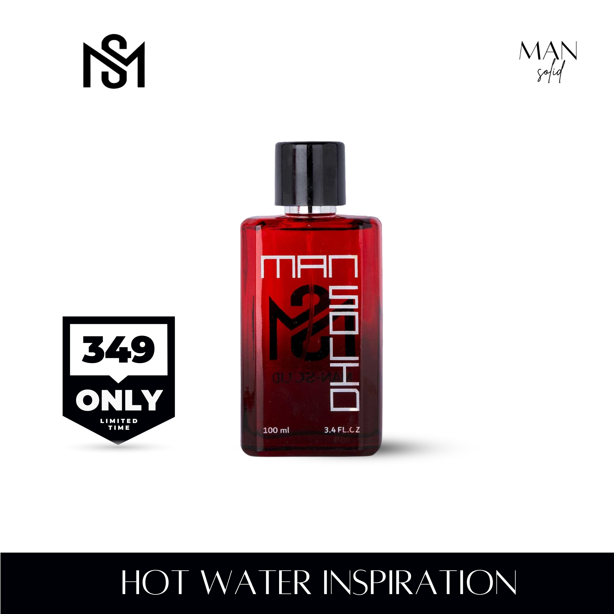 Man-Solid Red | 100 ML | Sweet & Spicy | Non - Alcoholic Perfume