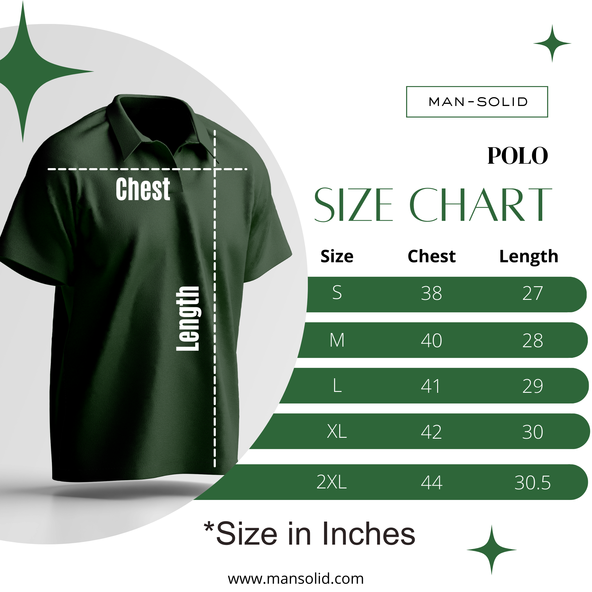Man-Solid Bottle Green Cotton Polo – Bold & Elegant