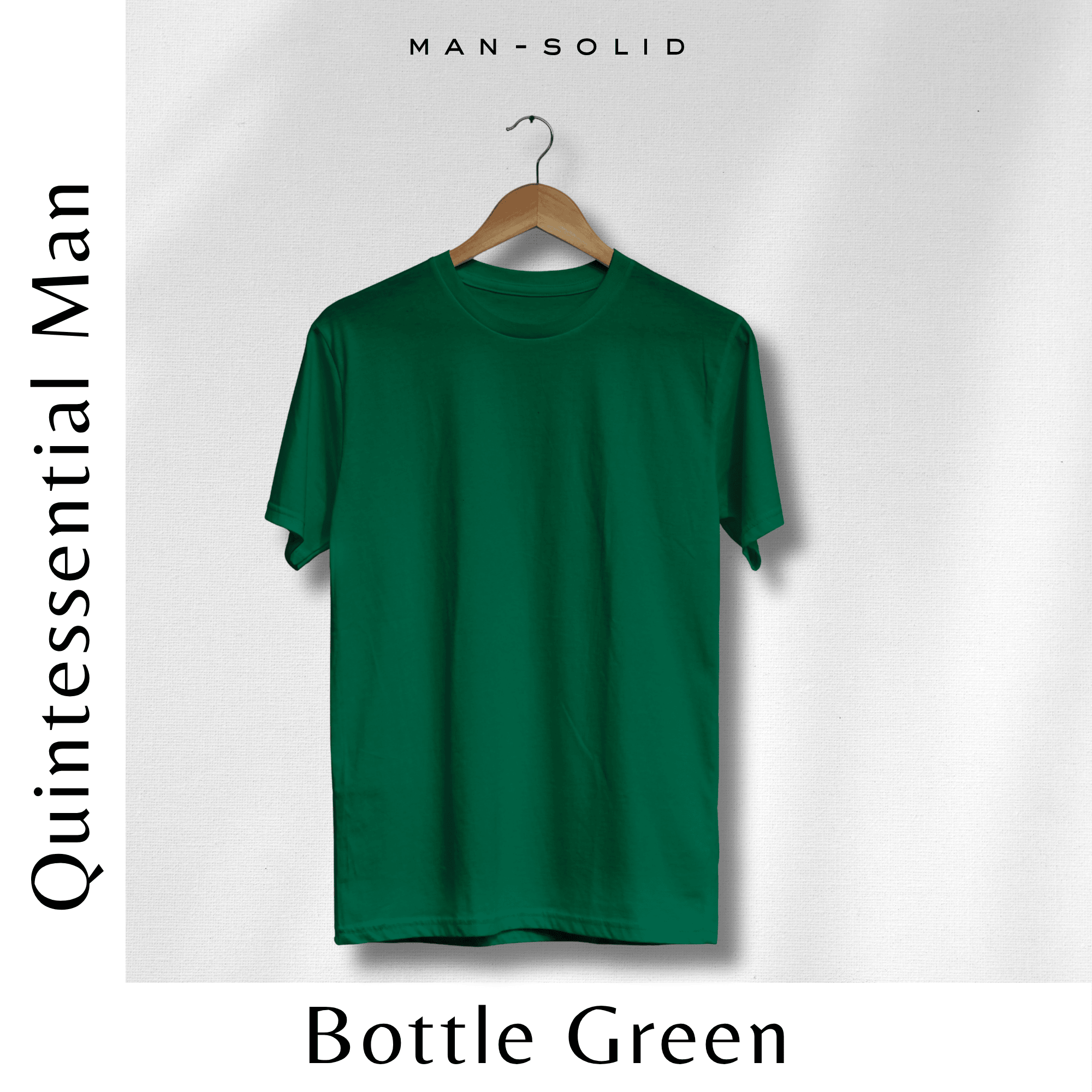 Quintessential Green – Cotton Round Neck T-Shirt