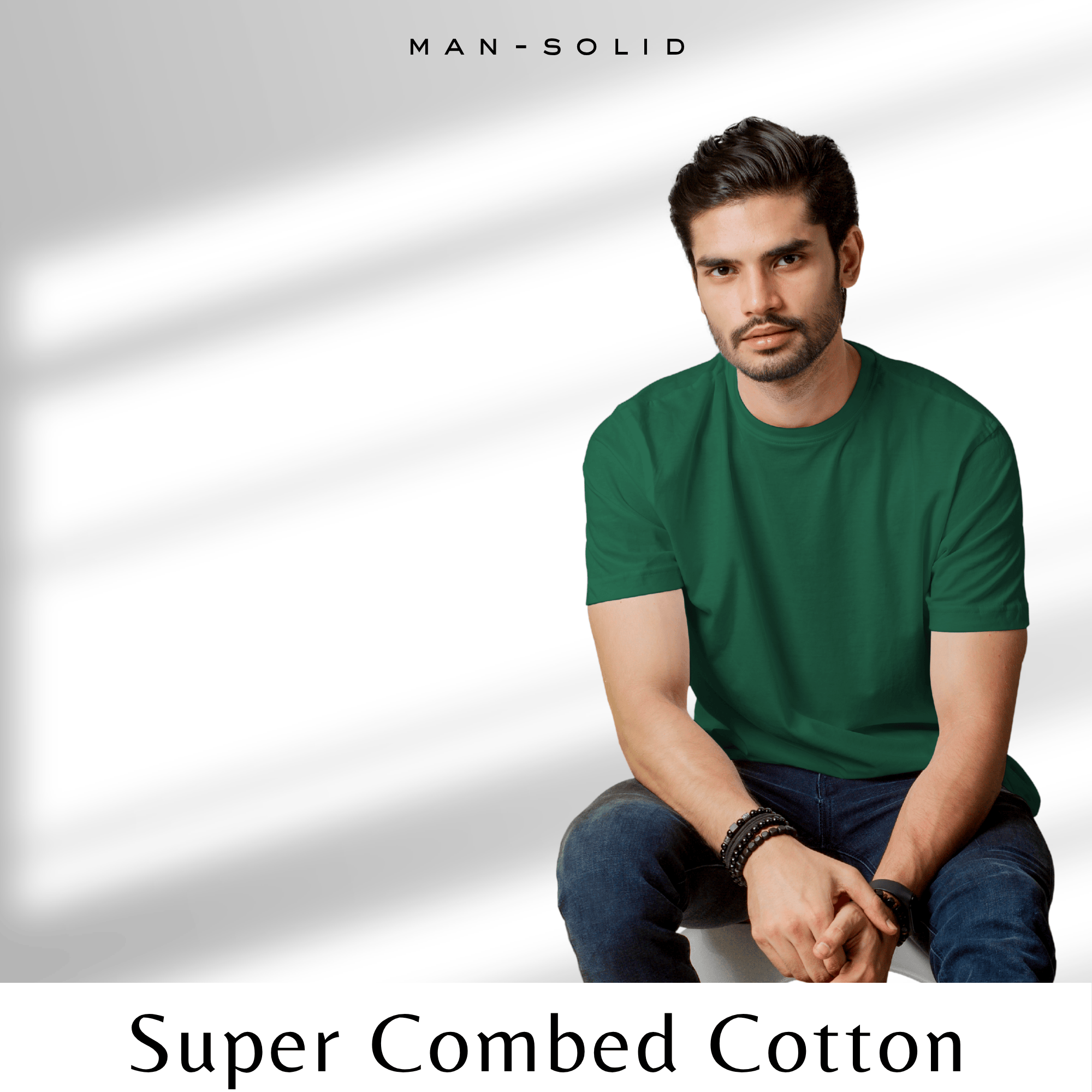 Quintessential Green – Cotton Round Neck T-Shirt