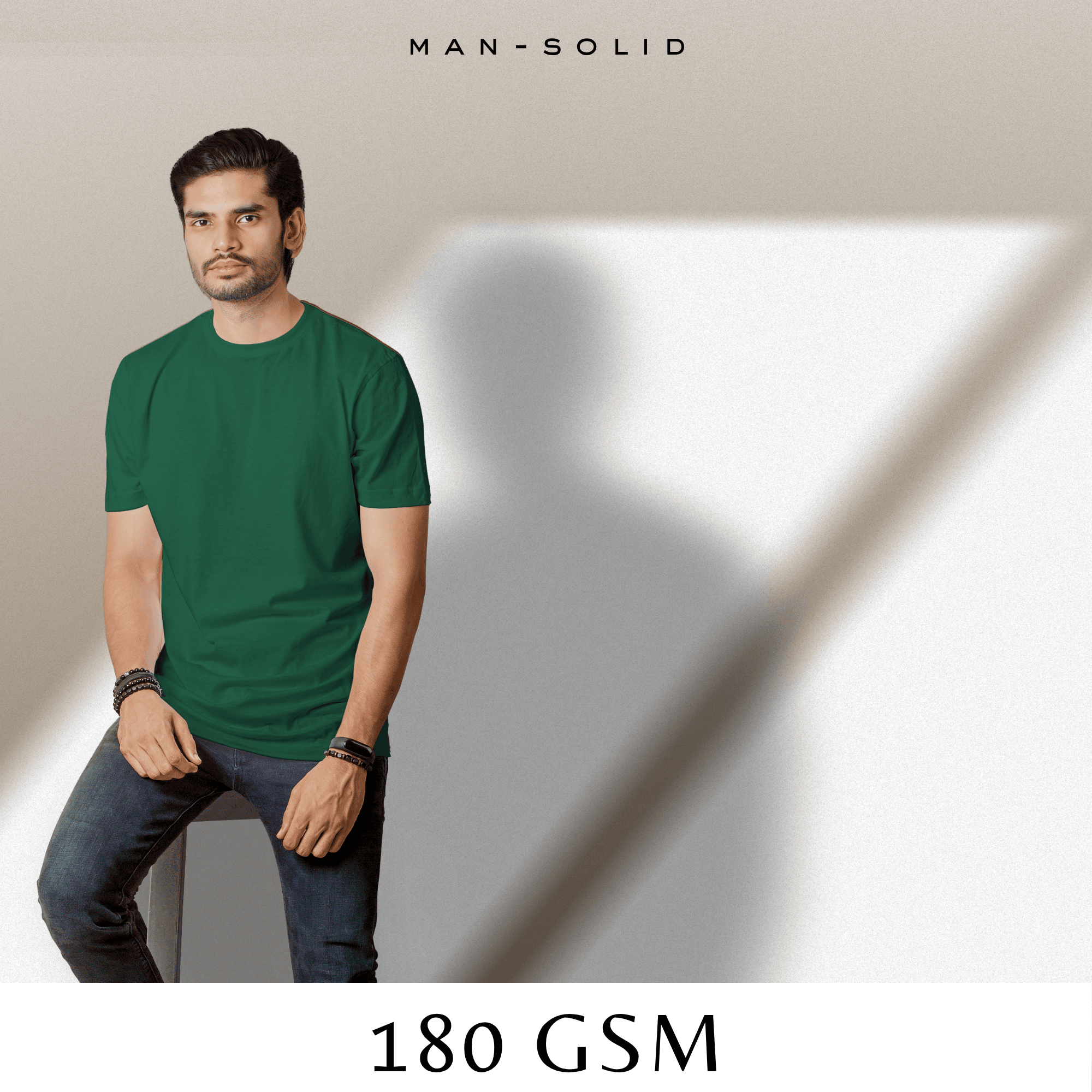 Quintessential Green – Cotton Round Neck T-Shirt