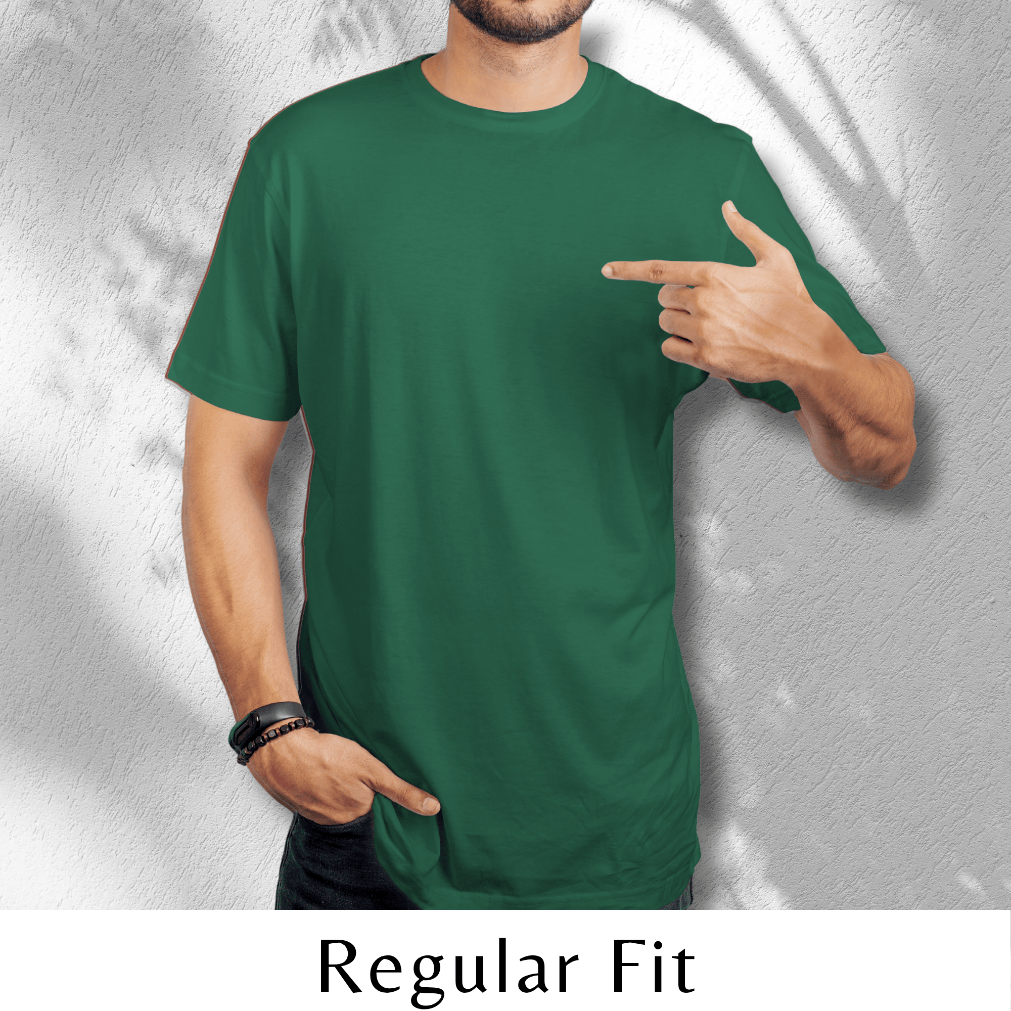 Quintessential Green – Cotton Round Neck T-Shirt