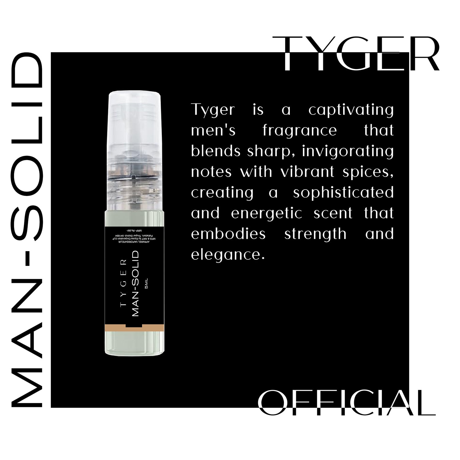 Man-Solid Black Solid T-Shirt + 11 Free Testers (5ml Each)