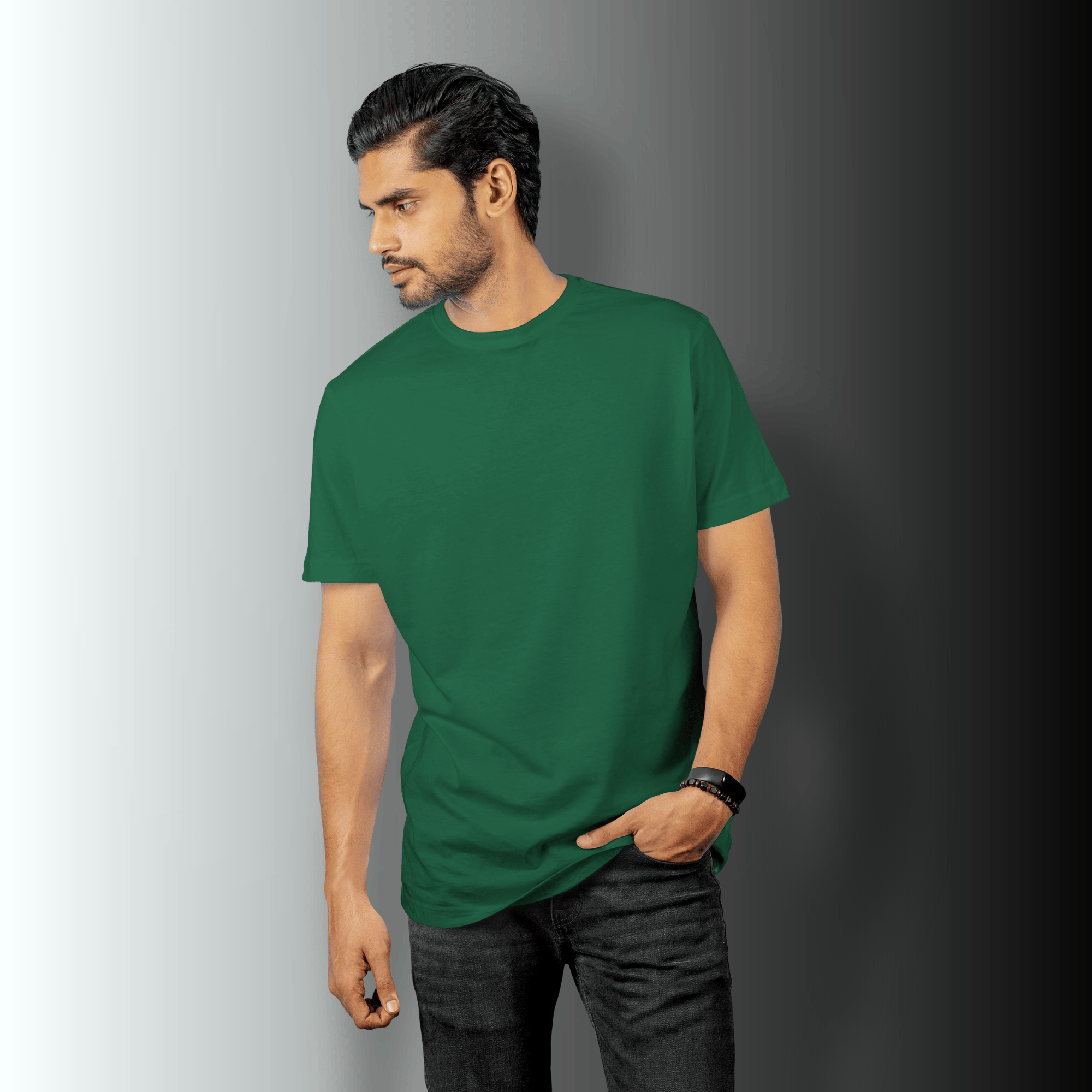 Quintessential Green – Cotton Round Neck T-Shirt